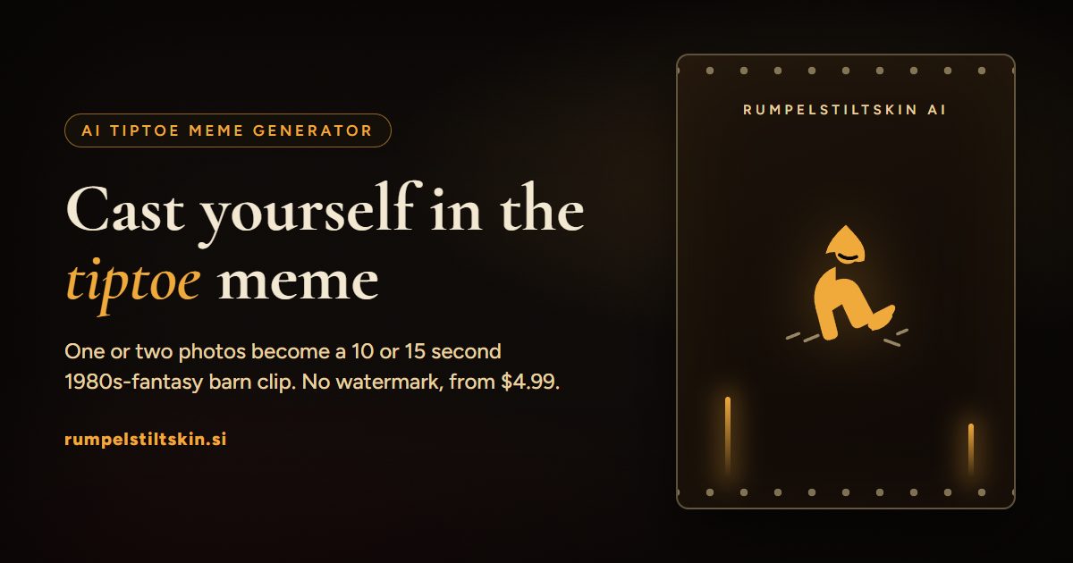Rumpelstiltskin AI Video Generator screenshot